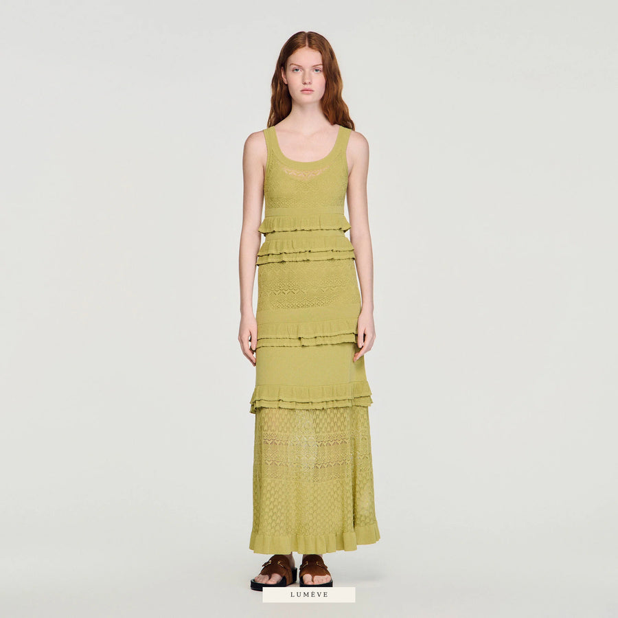 Robe Sauge — Volants Romantiques