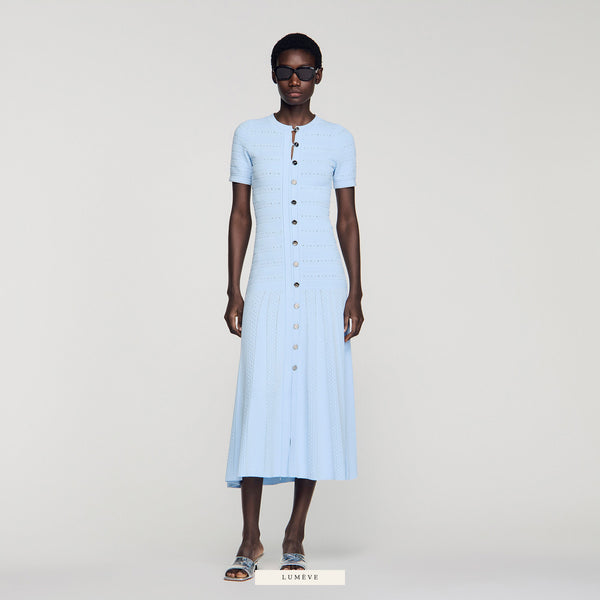 ROBE LONGUE EN MAILLE